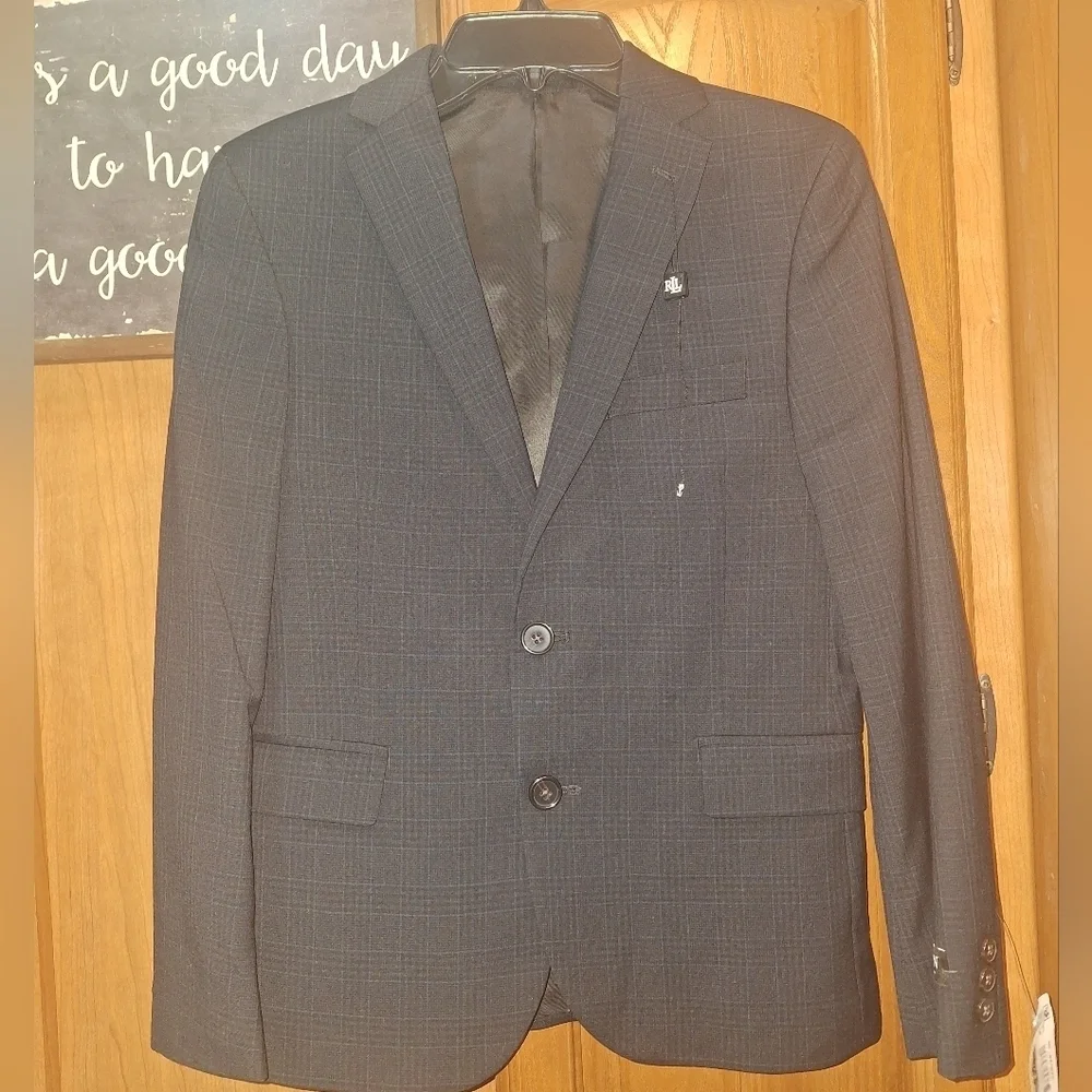 Lauren Ralph Lauren Men's Bloxbury Gray Blazer In A Size 12R. NWT